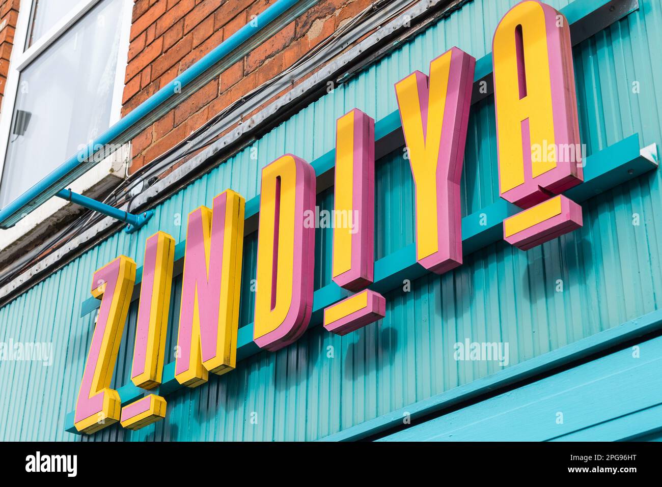 Zindiya indian restaurant serving grills and street food dishes in Moseley, Birmingham Stock Photo