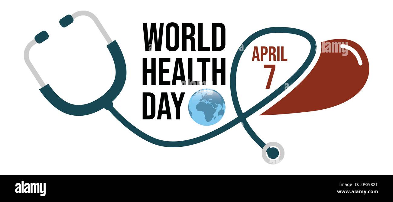 World health day vector image. Medicine And Healthcare Vector