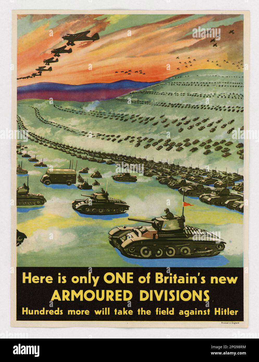 Here is Only One of Britain's New Armoured Divisions. Country England