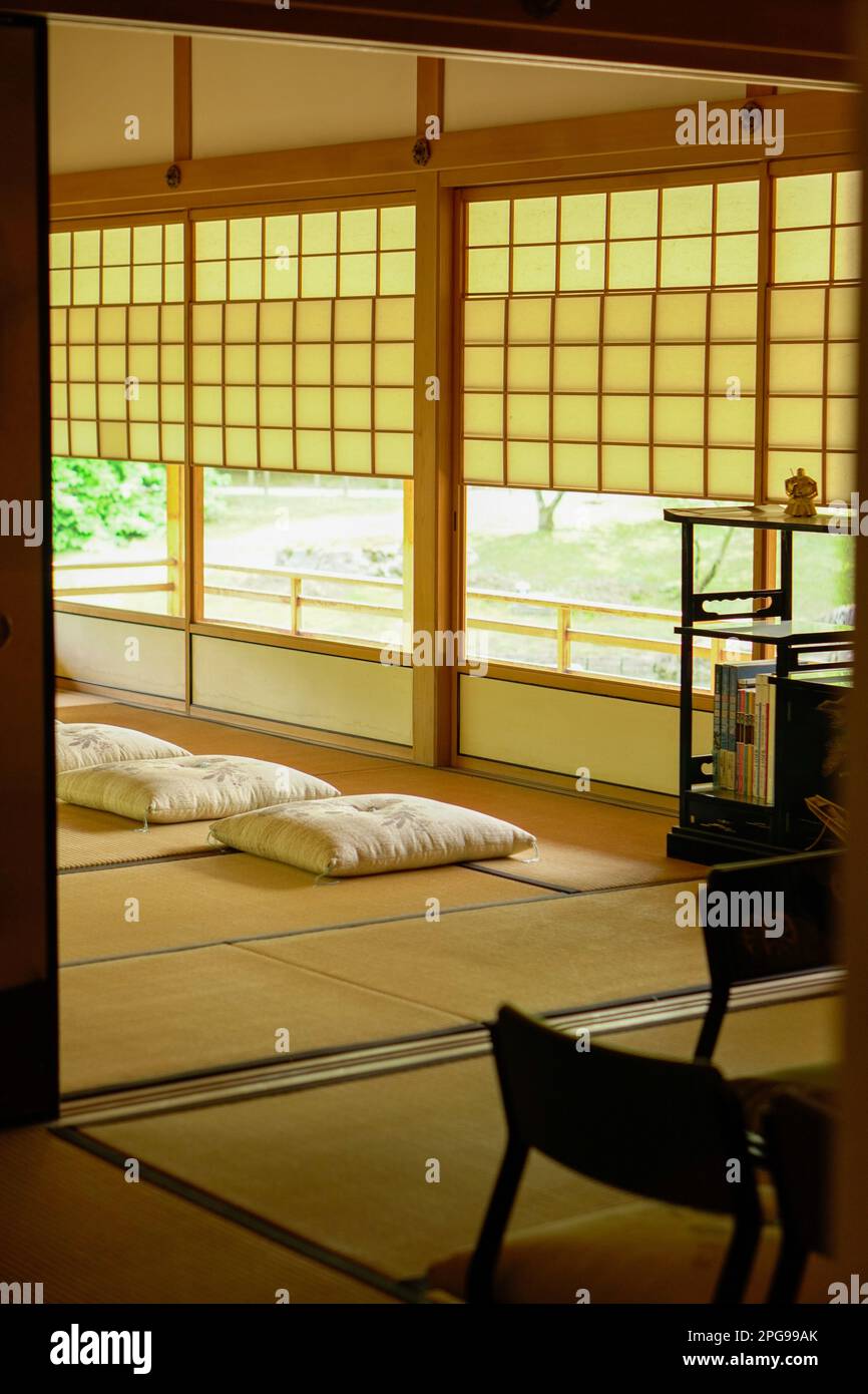 Japanese style interior Stock Photo Alamy