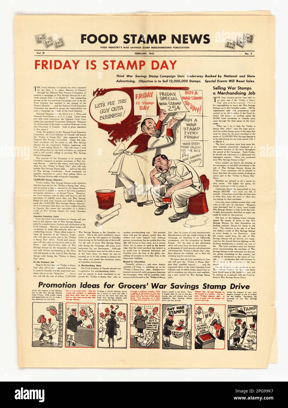 Food Stamp News Friday is Stamp Day. 1942 1945. Office for