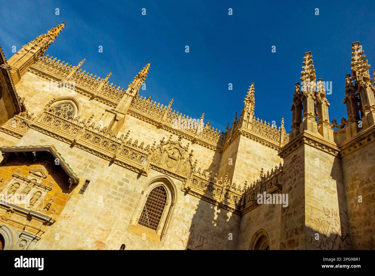 Granada Cathedral or Cathedral of the Incarnation, Catedral de Granada, Santa Iglesia Catedral Metropolitana de la Encarnación de Granada Spain. Stock Photo