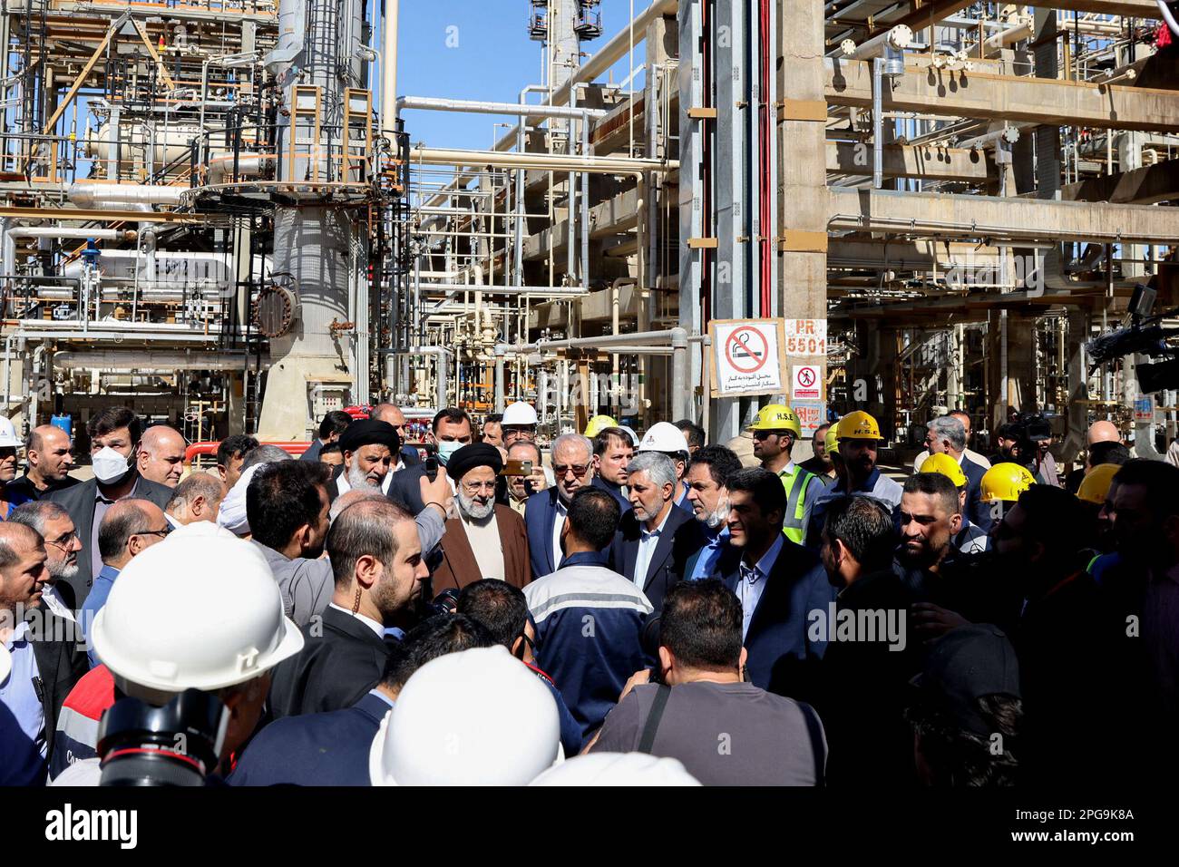 Abadan, Khuzestan, Iran. 20th Mar, 2023. Iranian President EBRAHIM ...