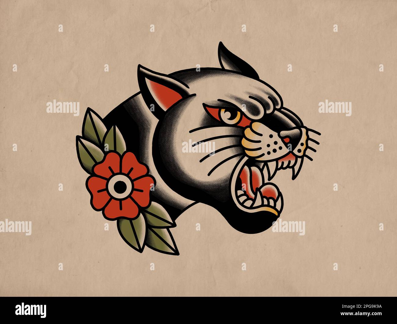Panther Flash Tattoo Images Browse 334 Stock Photos  Vectors Free  Download with Trial  Shutterstock