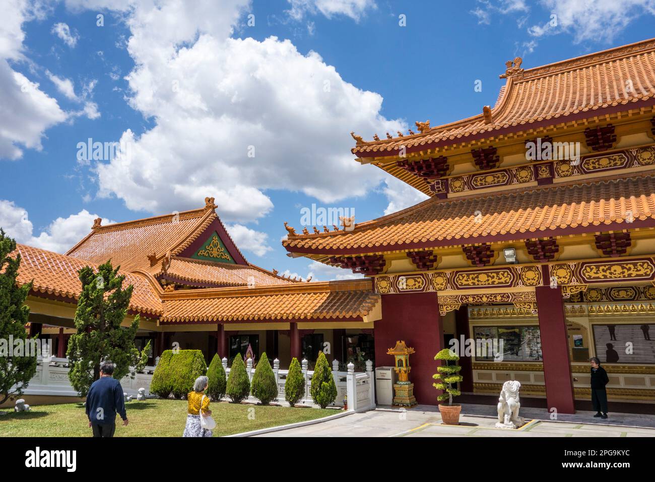 Hsi Lai Temple, city of Hacienda Heights, Los Angeles County, California, United States of America Stock Photo