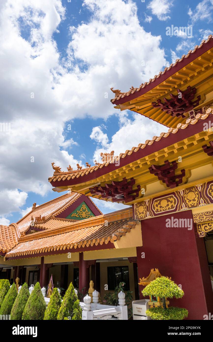 Hsi Lai Temple, city of Hacienda Heights, Los Angeles County, California, United States of America Stock Photo