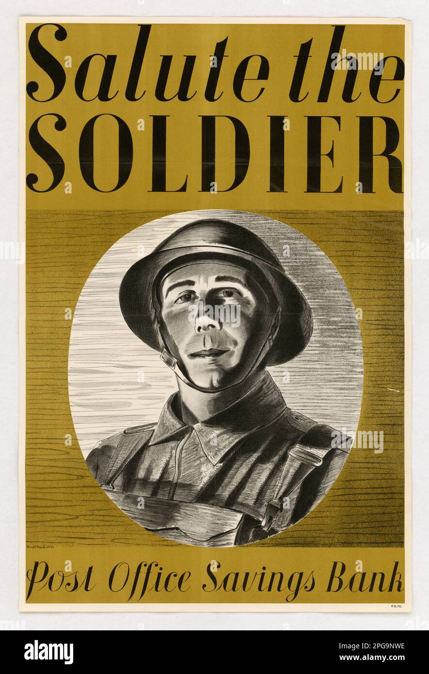 Salute the Soldier Post Office Savings Bank. Artist Freedman