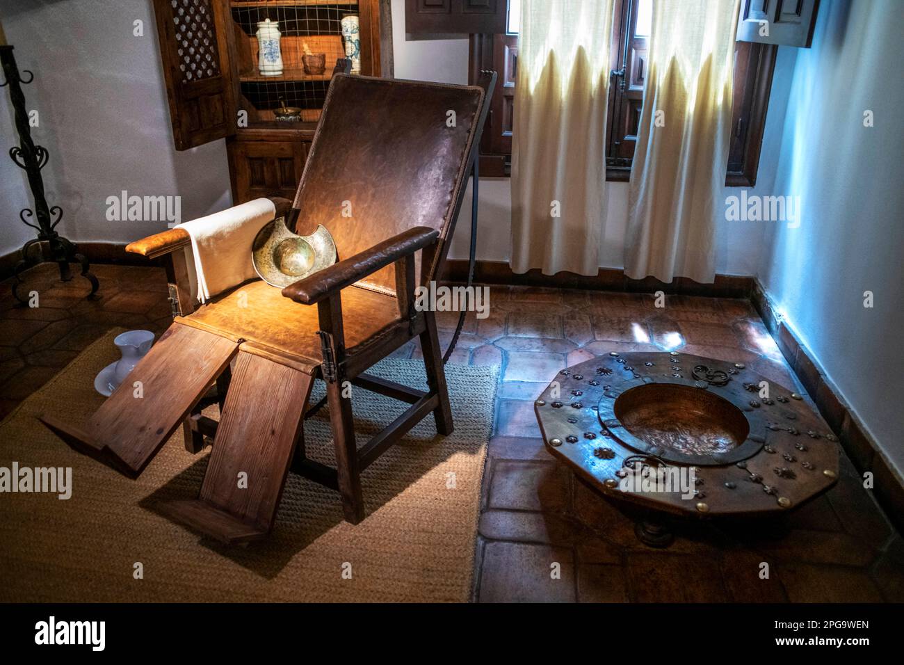 The surgery room. Cervantes Birthplace Museum, Alcala de Henares