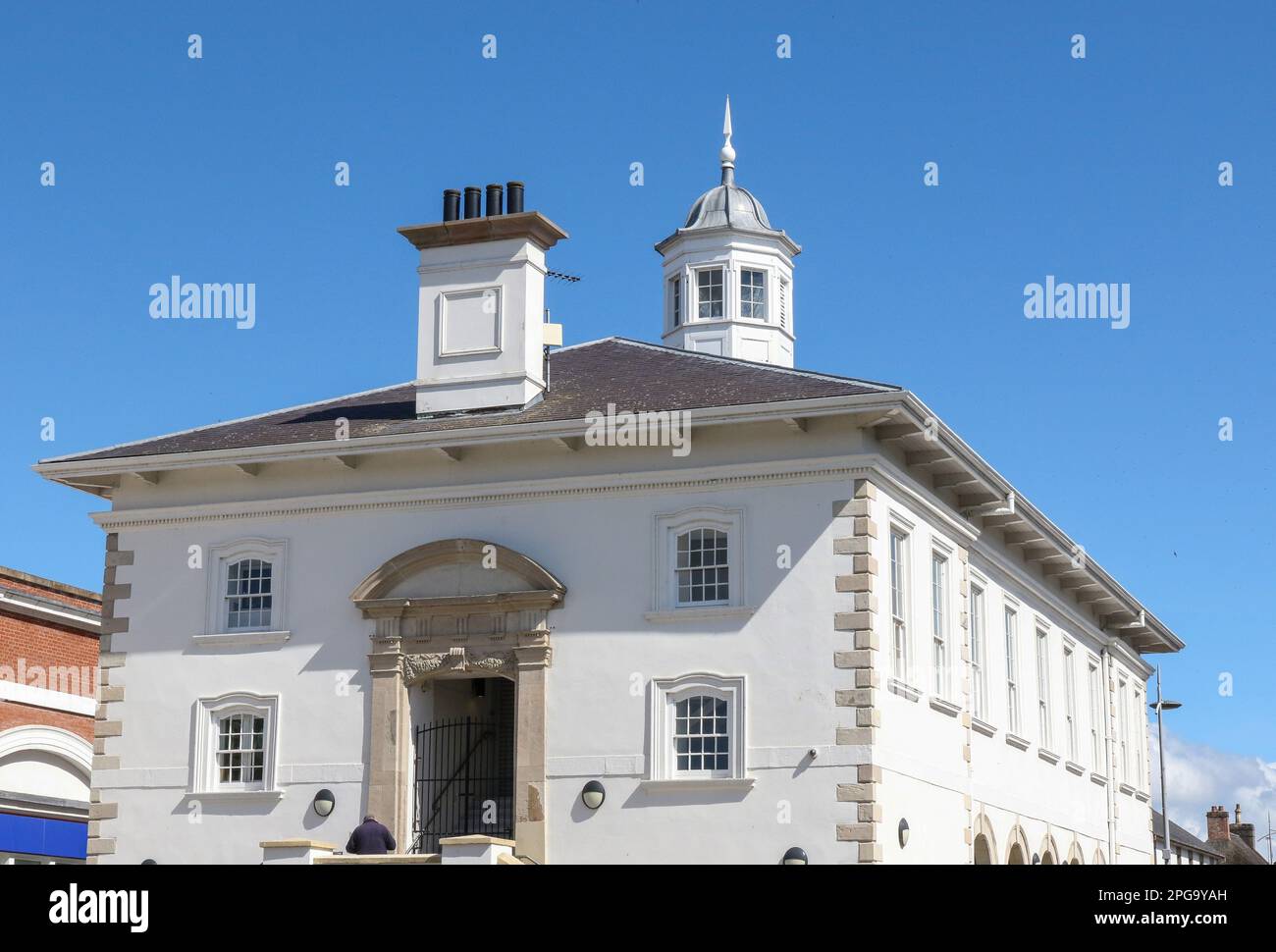 Exterior view of The Old Courthouse Antrim a former Northern Ireland