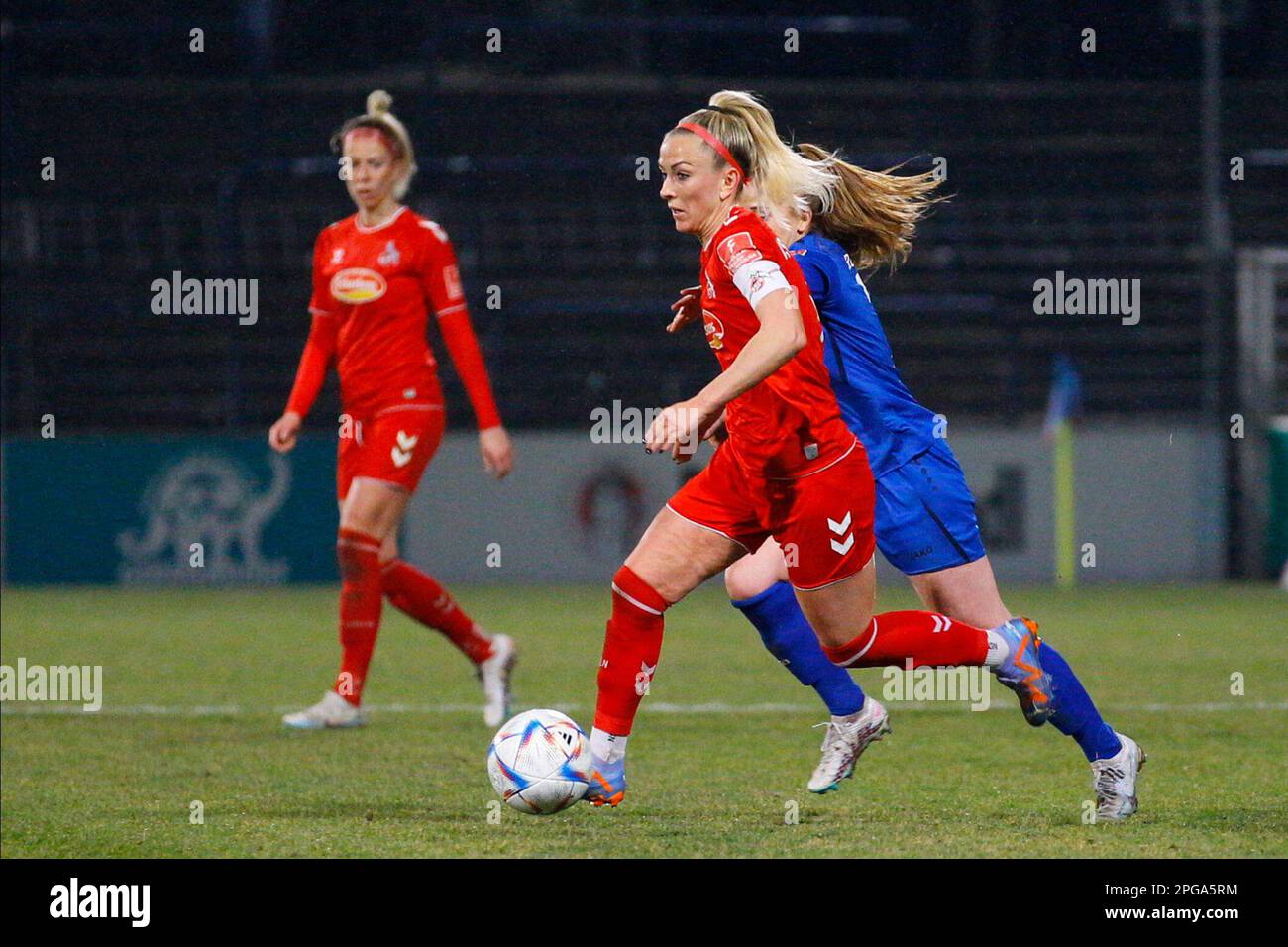 Potsdam, Germany, 21 March, 2023. Mandy Islacker (Captain) from 1. FC Köln (1. FC Cologne) in