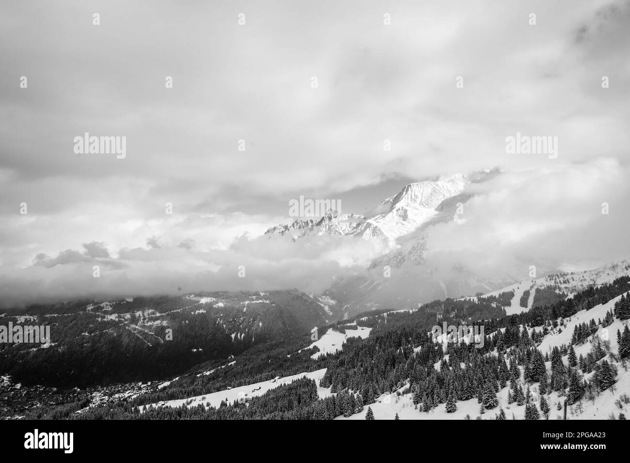 The alps french Black and White Stock Photos & Images - Alamy