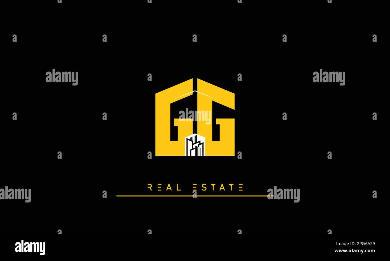 Gg real estate logo hires stock photography and images Alamy