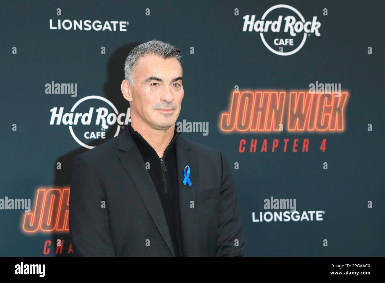 January 18, 2023, Los Angeles, California, USA: LOS ANGELES - MARCH 23, 2023: Chad Stahelski at the Premiere of Lionsgate's John Wick: Chapter 4 at the TCL Chinese Theatre IMAX. (Credit Image: © Nina Prommer/ZUMA Press Wire) EDITORIAL USAGE ONLY! Not for Commercial USAGE! Stock Photo