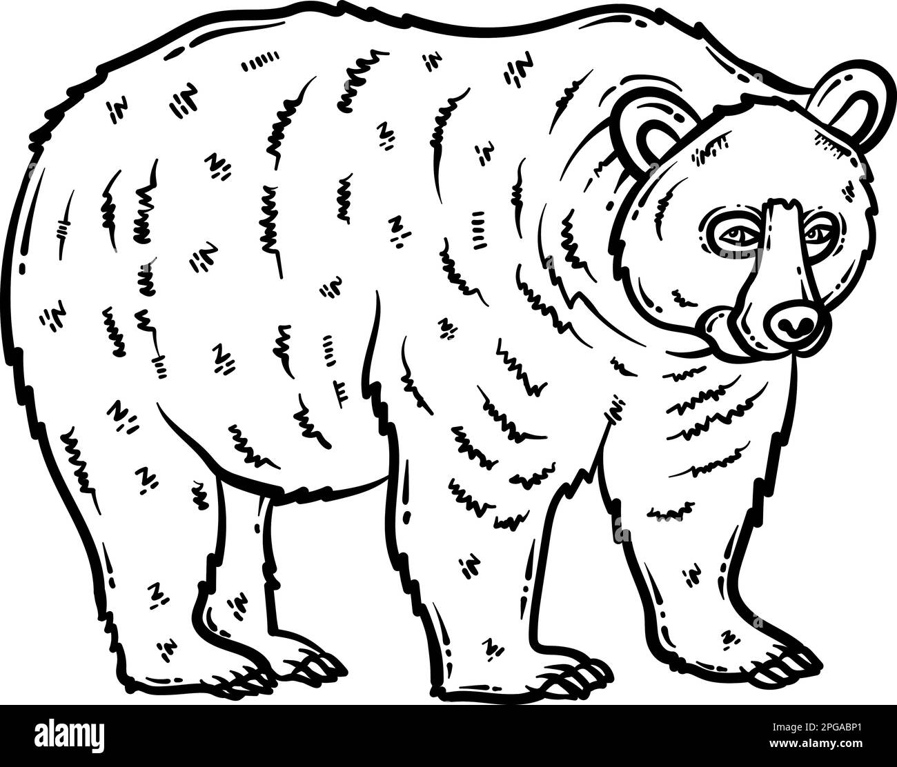 Coloring Pages Of Grizzly Bears