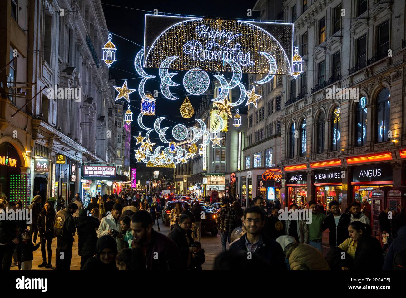ramadan lights in central london