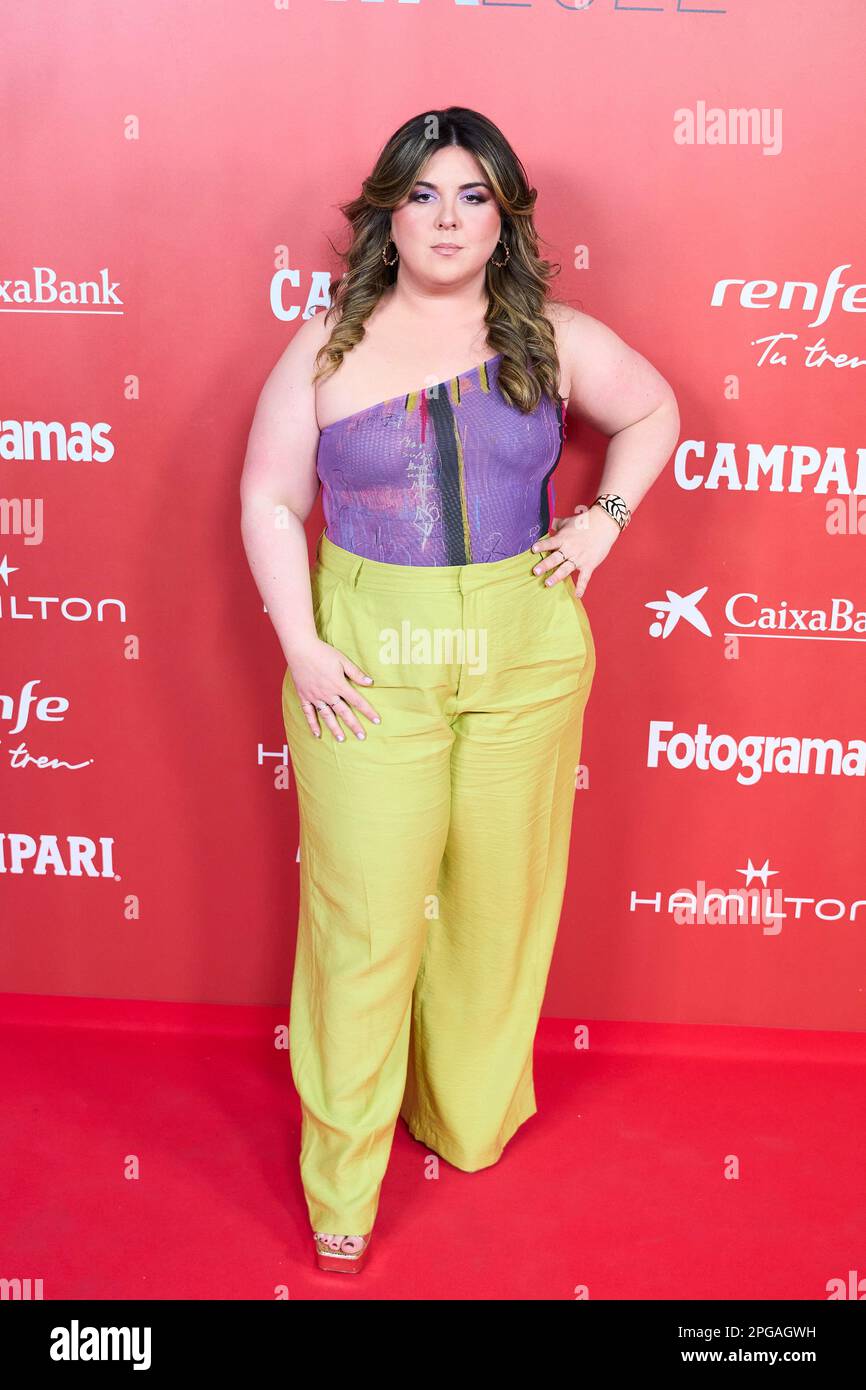Madrid. Spain. 20230321, Lala Chus attends ’Fotogramas de Plata' Awards ...