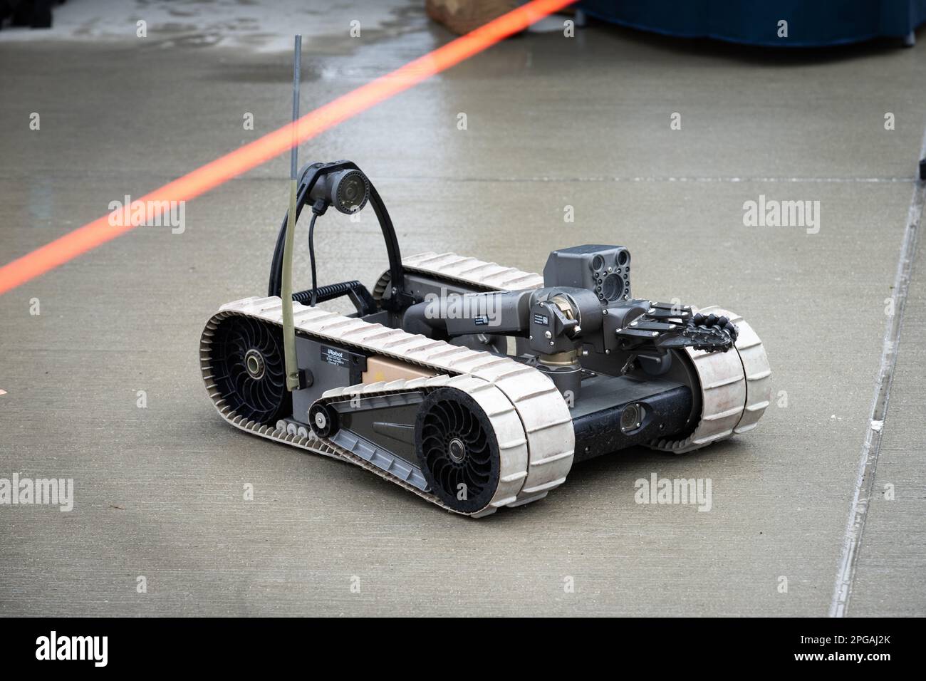 Military Tracked Remote Control Robot Stock Photo Alamy