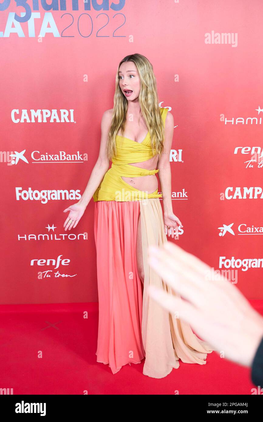 Madrid, Spain, March 21, 2023, Ester Exposito attends ’Fotogramas de