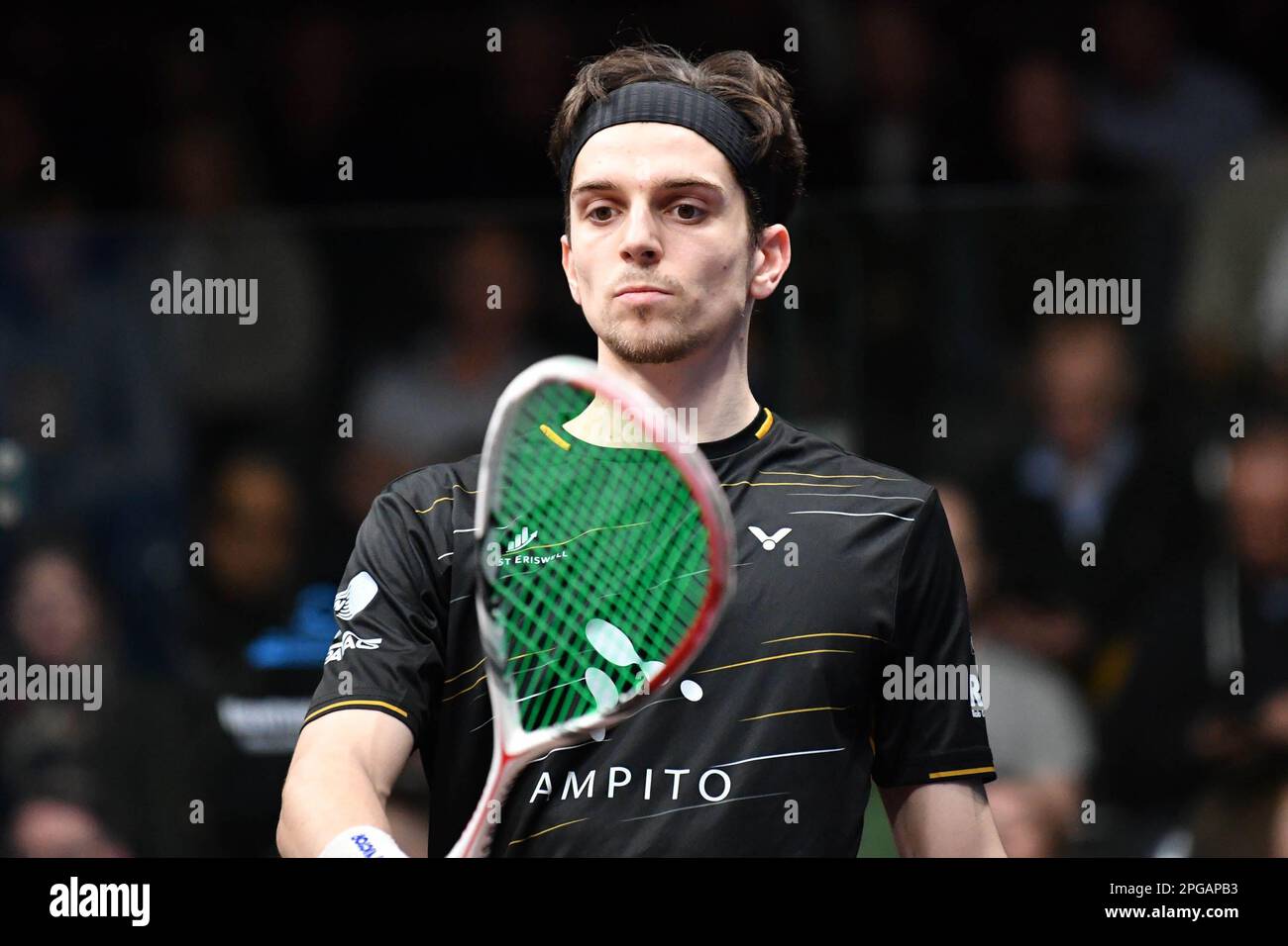 London, UK on 21 March 2023. Charlie Lee (England) competing in the ...