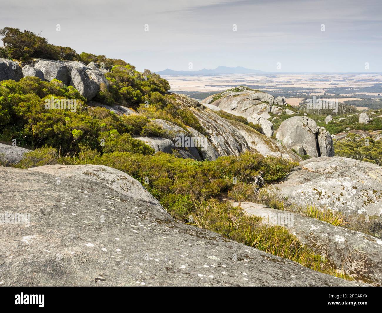 View of the Stirling Ranges from the top of the Devils Slide