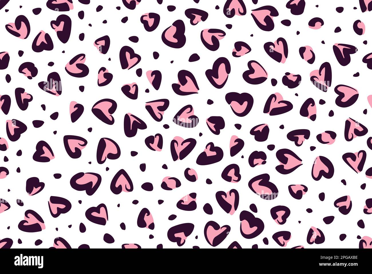 Seamless pattern with animal print. Vector illustration Stock Vector ...