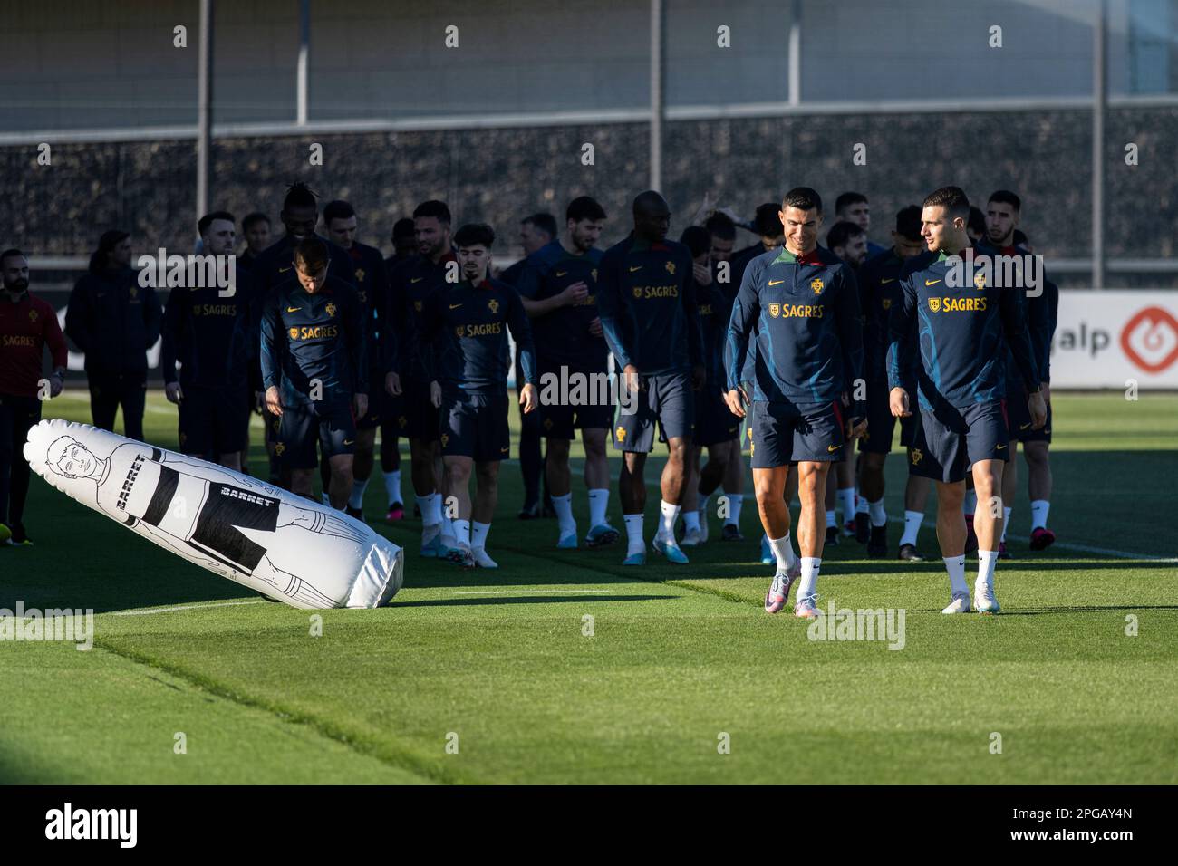 Oeiras, Portugal. 27th May, 2021. Cristiano Ronaldo seen in action