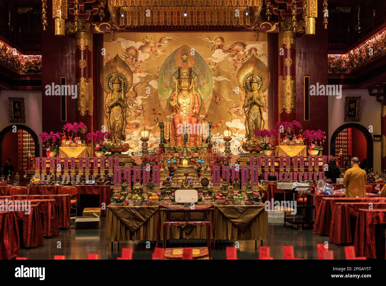 Buddha Tooth Relic Temple, Singapore Stock Photo