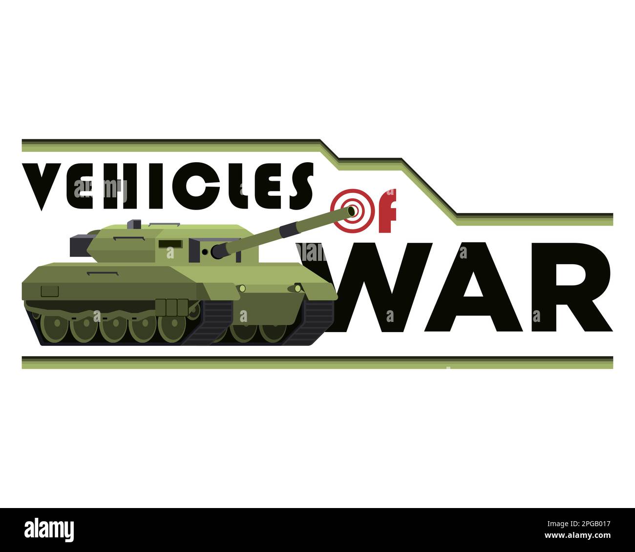 Vintage military emblem. Armored Tank badge. Vector illustration