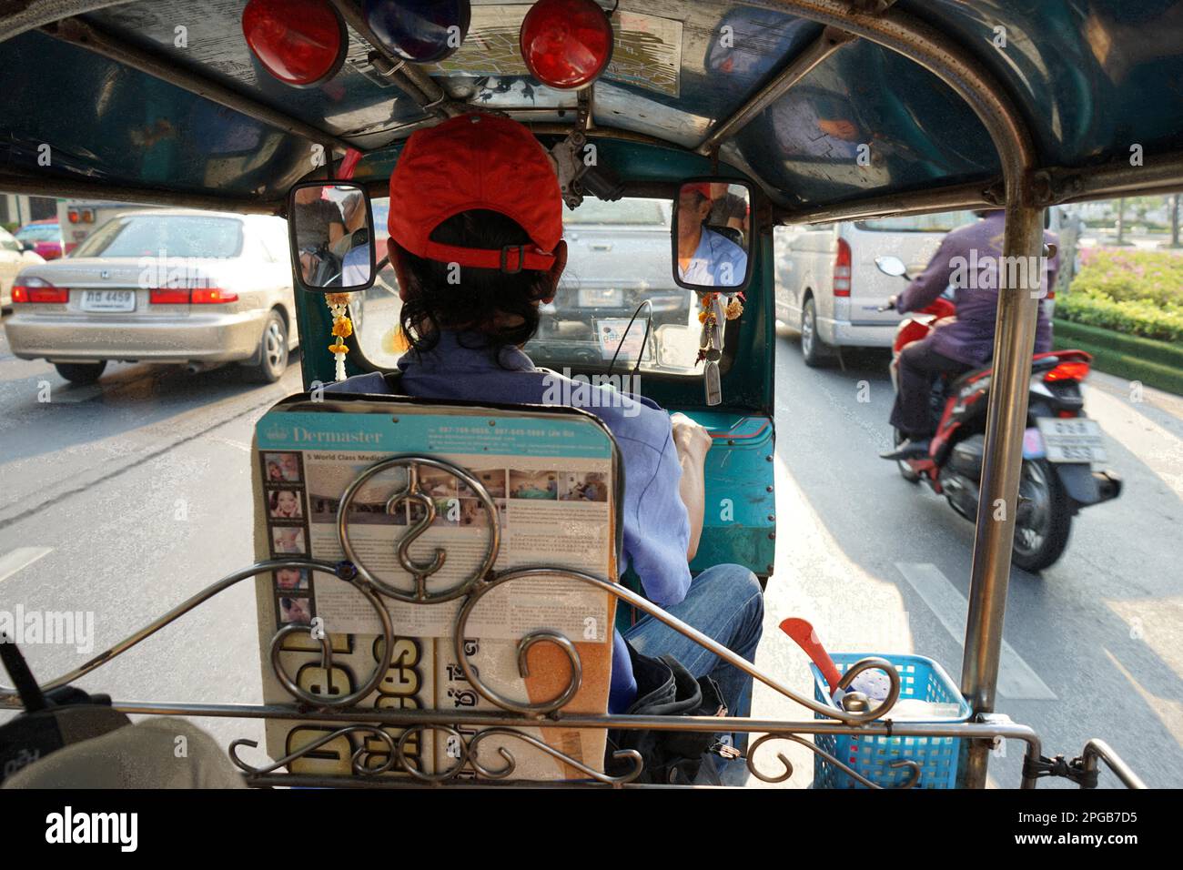 Tuk-Tuk, Auto Rickshaw, Bangkok, Thailand Stock Photo