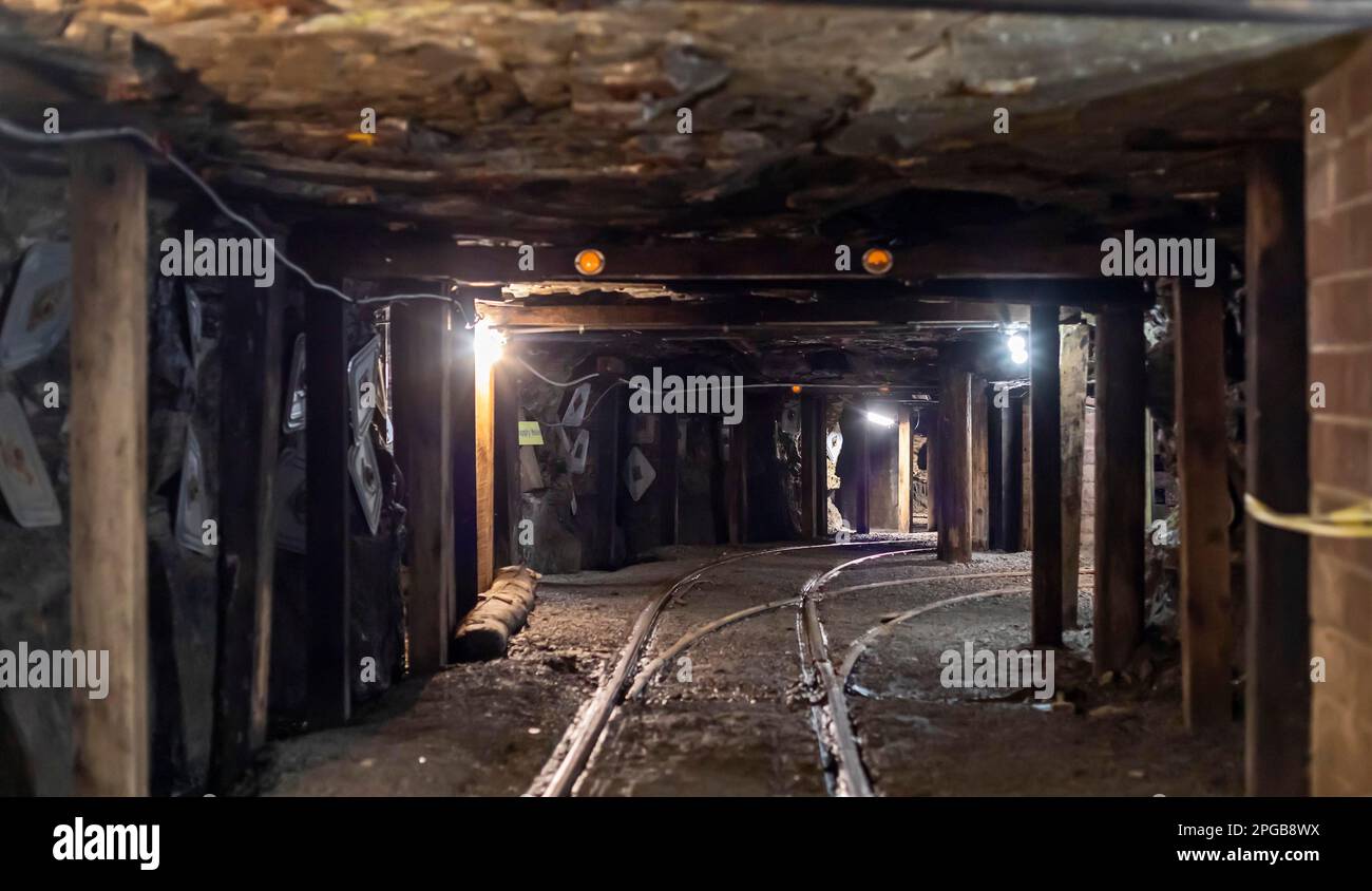 Beckley, West Virginia, The Beckley Exhibition Coal Mine. The lowseam