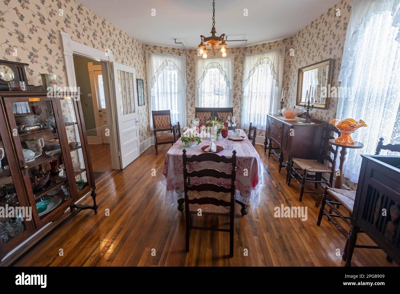 Beckley, West Virginia, Historic buildings are on display in the Coal