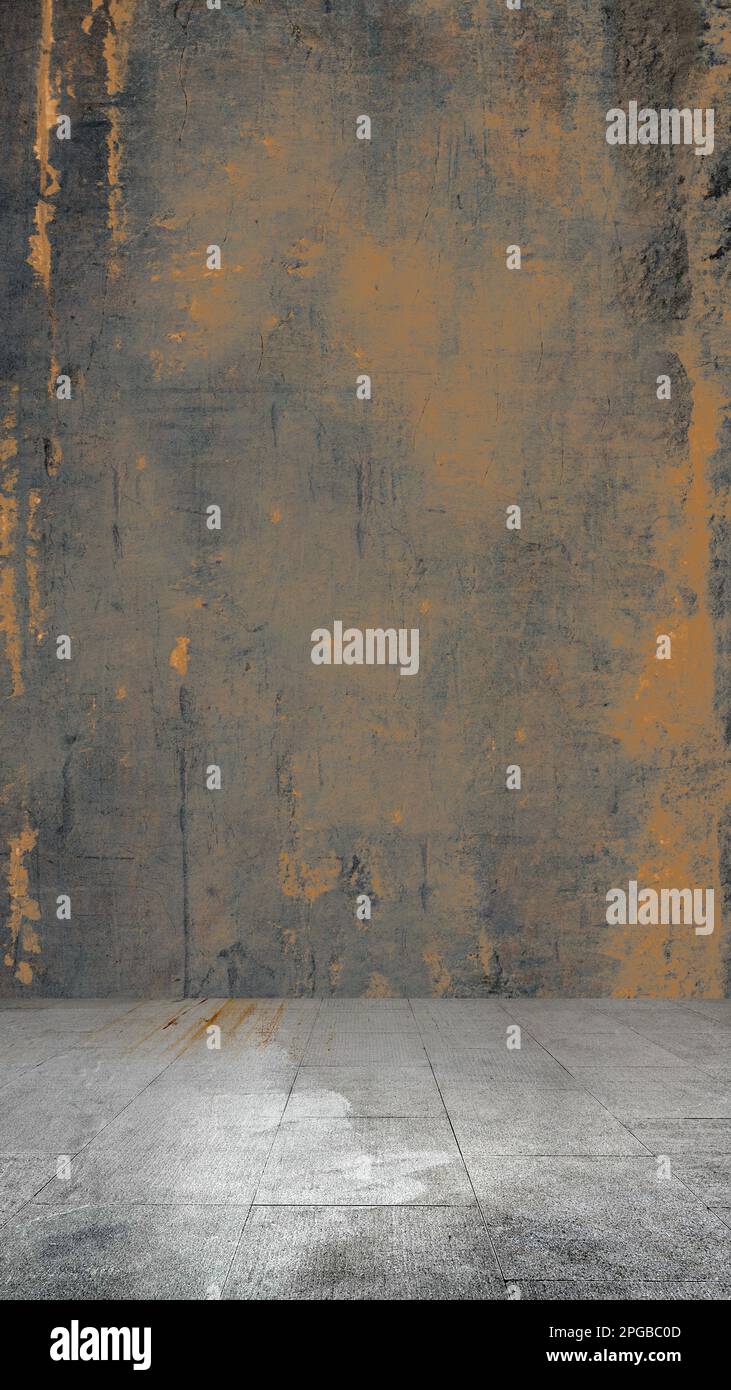 Old black brick wall with a cracked background Stock Photo - Alamy