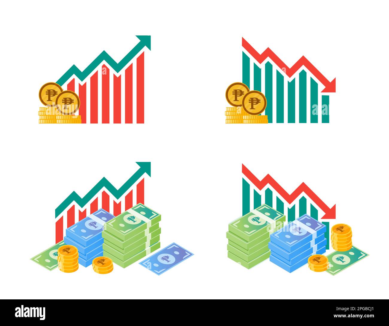 philippine-peso-money-fluctuation-illustrations-stock-vector-image
