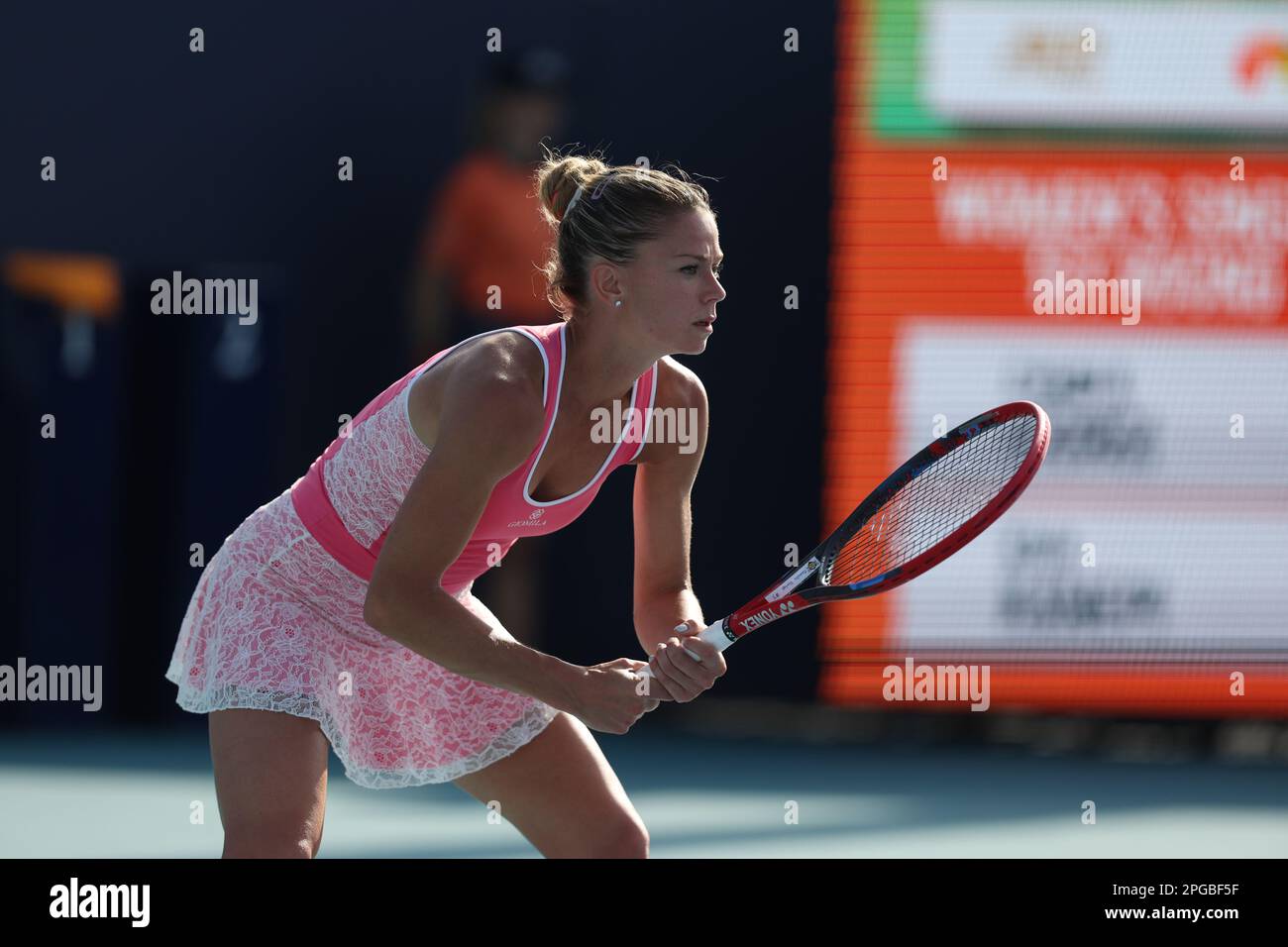 MIAMI GARDENS, FLORIDA MARCH 21 Camila during practice on Day