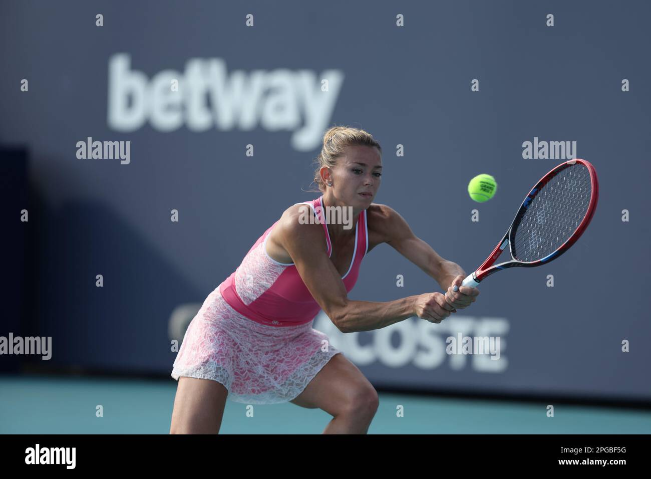 MIAMI GARDENS, FLORIDA MARCH 21 Camila during practice on Day