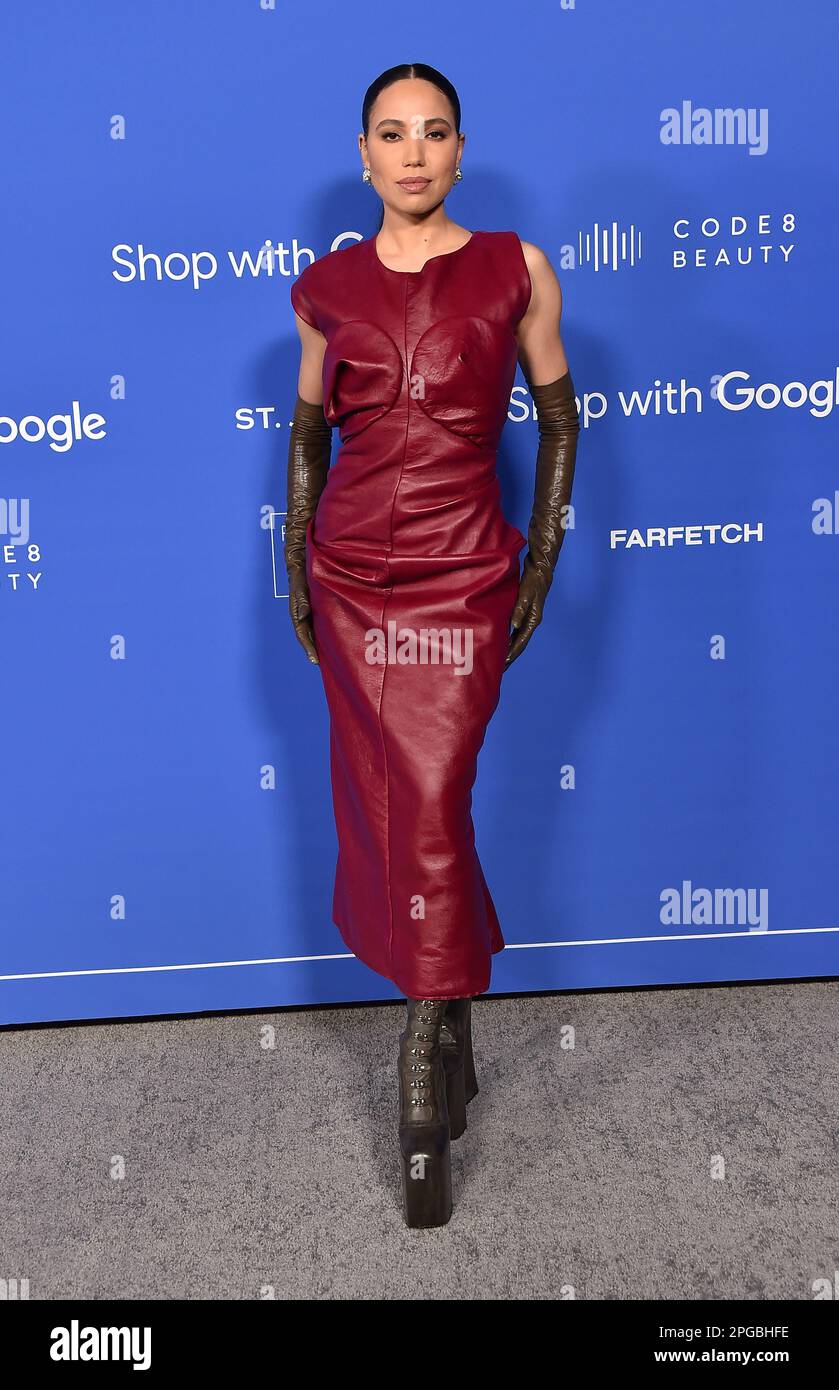 Hollywood, CA.21/03/2023, Jurnee Smollett arriving at the Fashion Trust