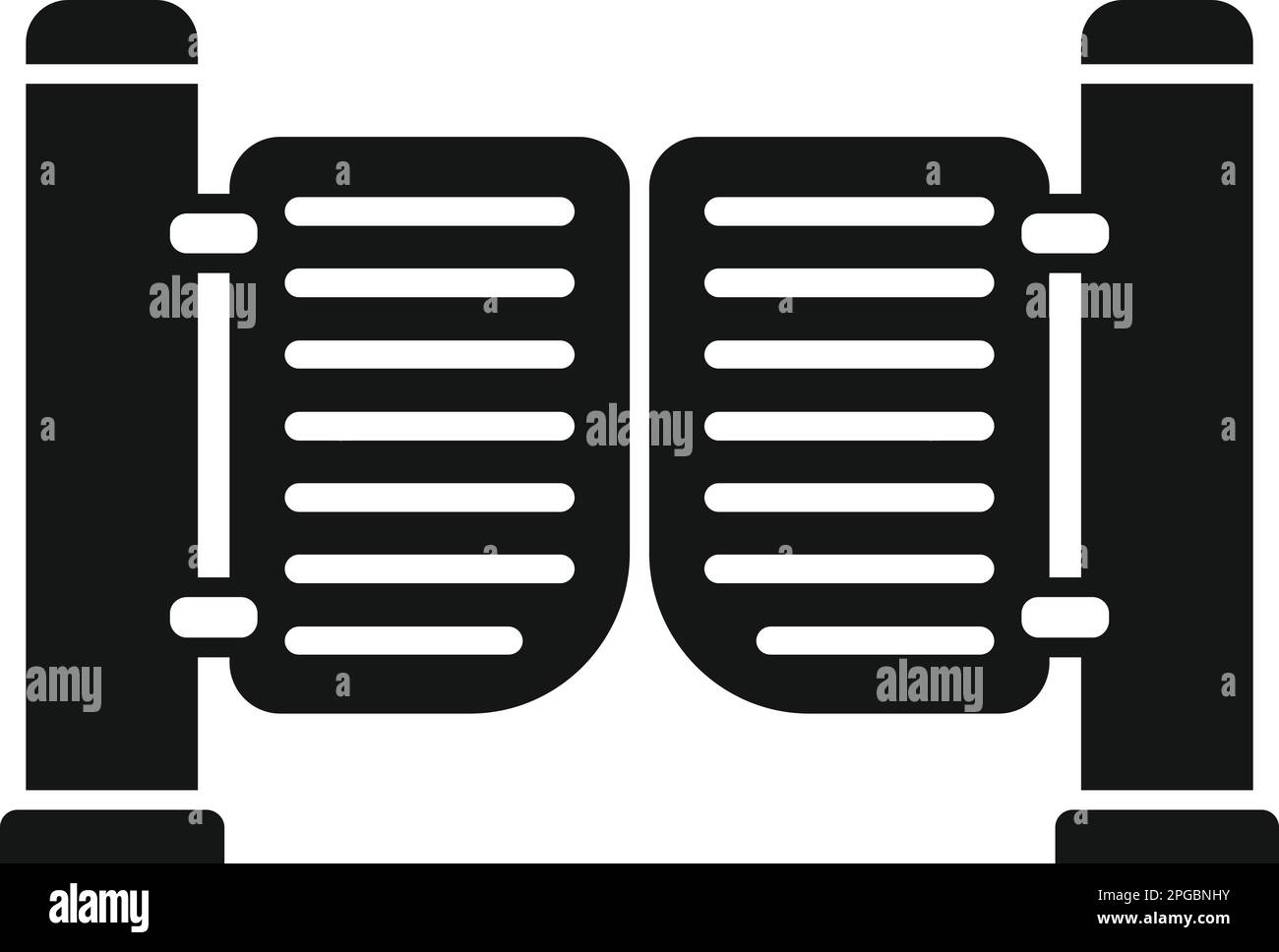Auto gates icon simple vector. Automatic security. Entry key Stock