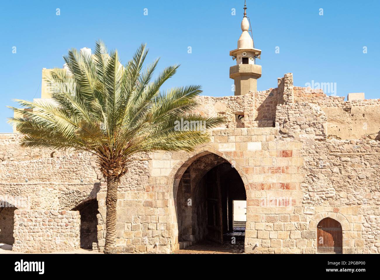 Aqaba Castle, Aqaba, Jordan Stock Photo