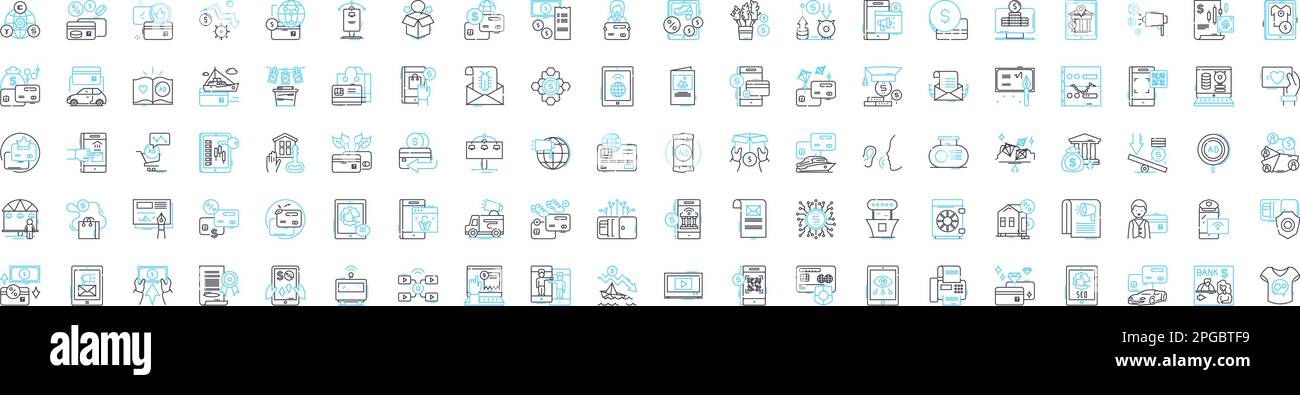 Card payments vector line icons set. Card, Payments, Credit, Debit ...