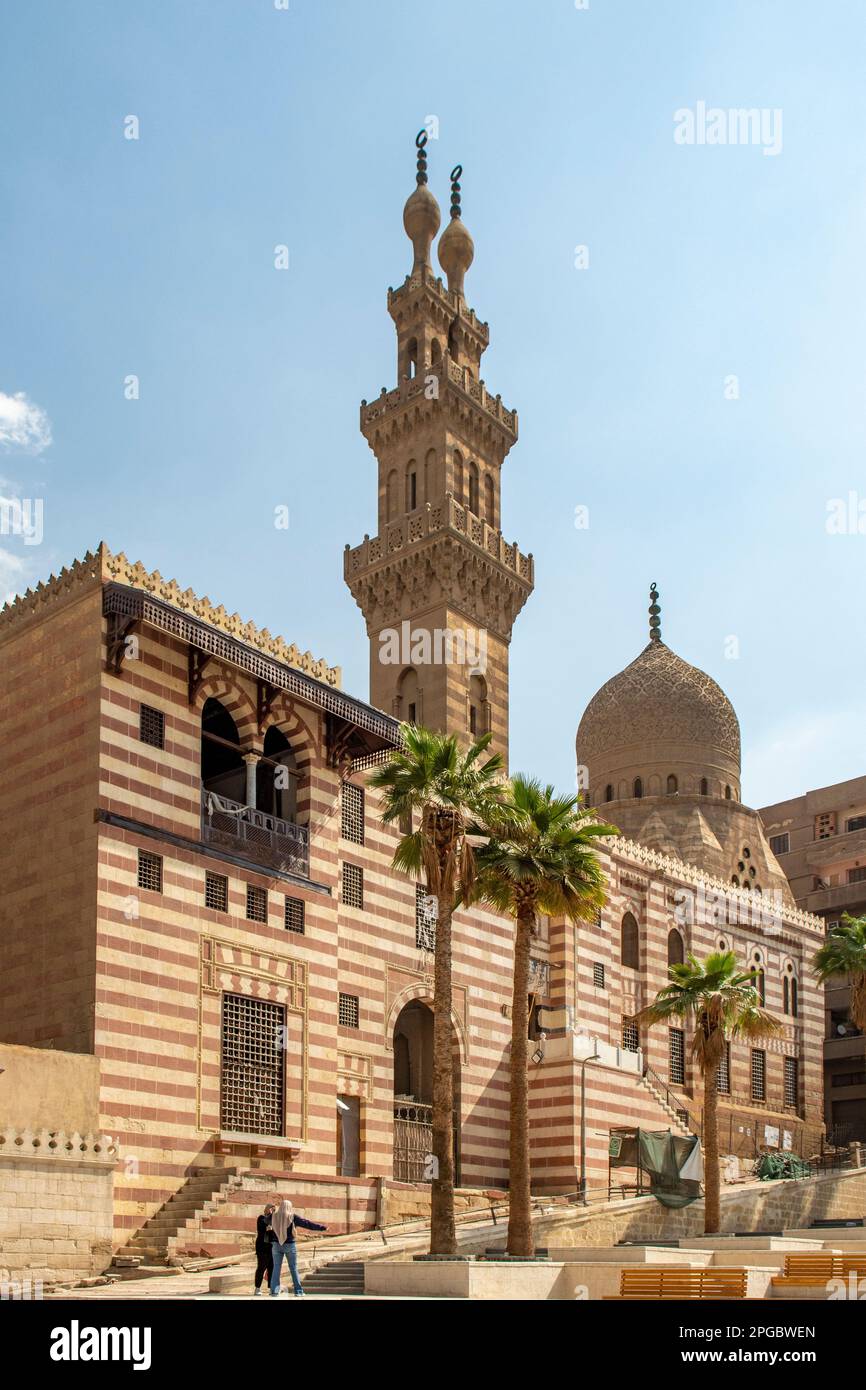 Mosque Almhmwdy, Cairo, Egypt Stock Photo