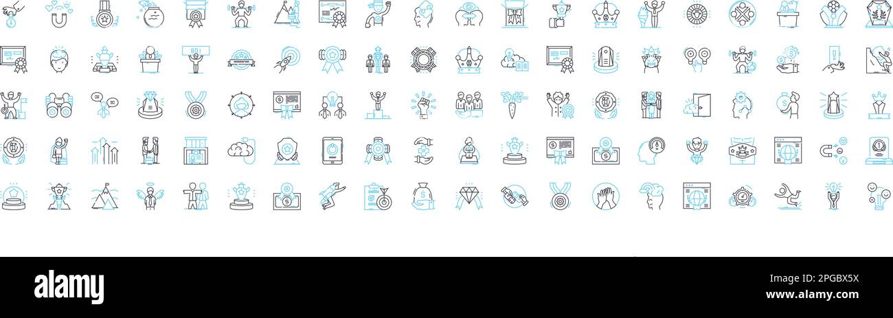 Personal training vector line icons set. Personal, Training, Fitness, Exercise, Coaching, Workout, Instructor illustration outline concept symbols and Stock Vector