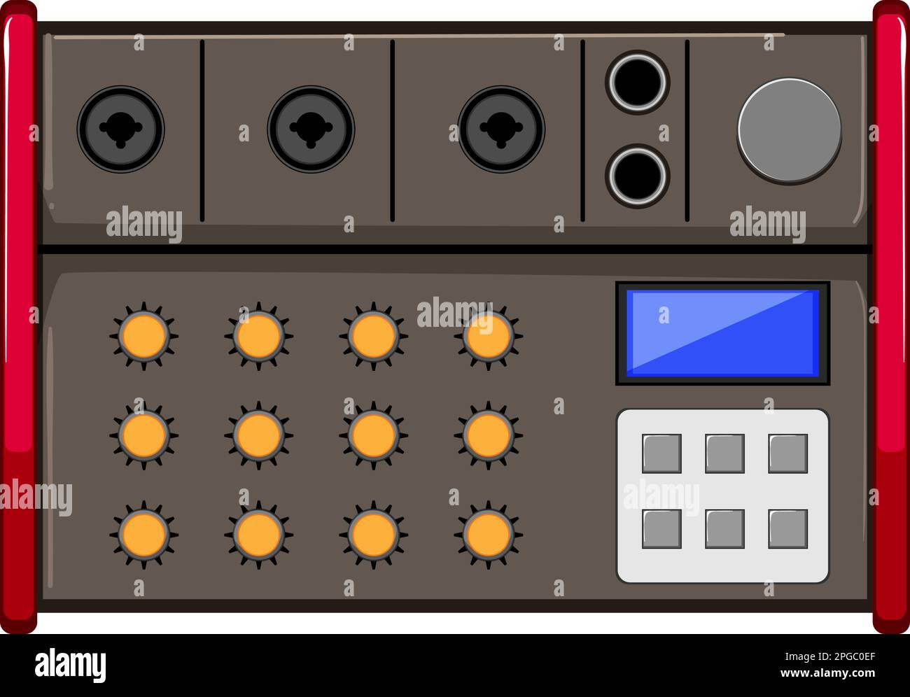 studio audio mixer cartoon vector illustration Stock Vector Image & Art