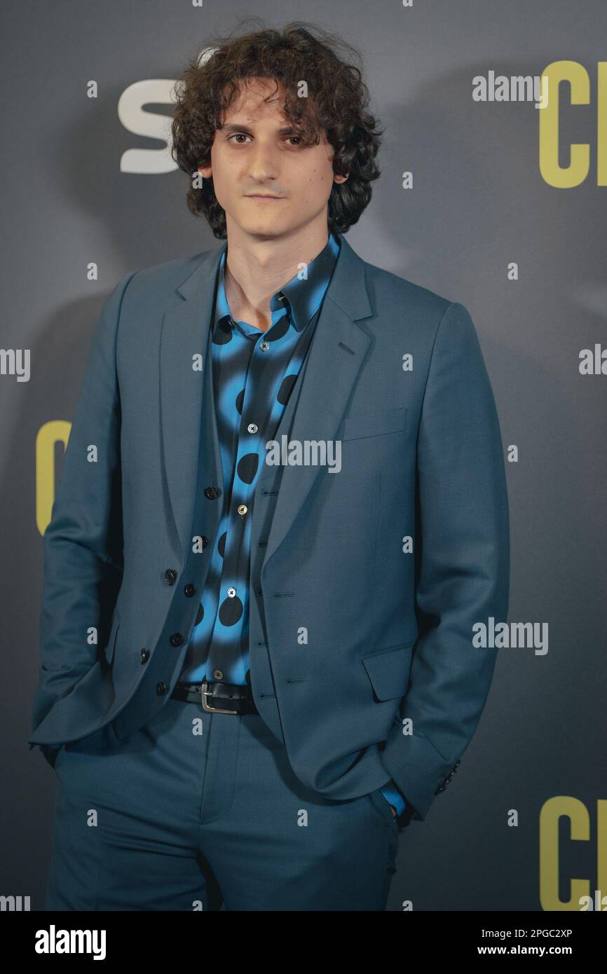 Rome, Italy, March 20, 2023, Antonio Banno attends the photocall for the tv show ''Christian 2'' at Cinema Barberini on March 20, 2023 in Rome, Italy (Photo by Luca Carlino/NurPhoto) Credit: NurPhoto SRL/Alamy Live News Stock Photo