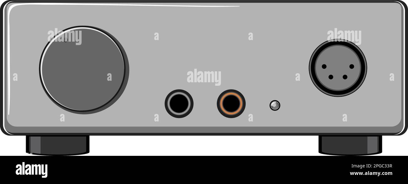 cable headphone amp cartoon vector illustration Stock Vector Image & Art Alamy