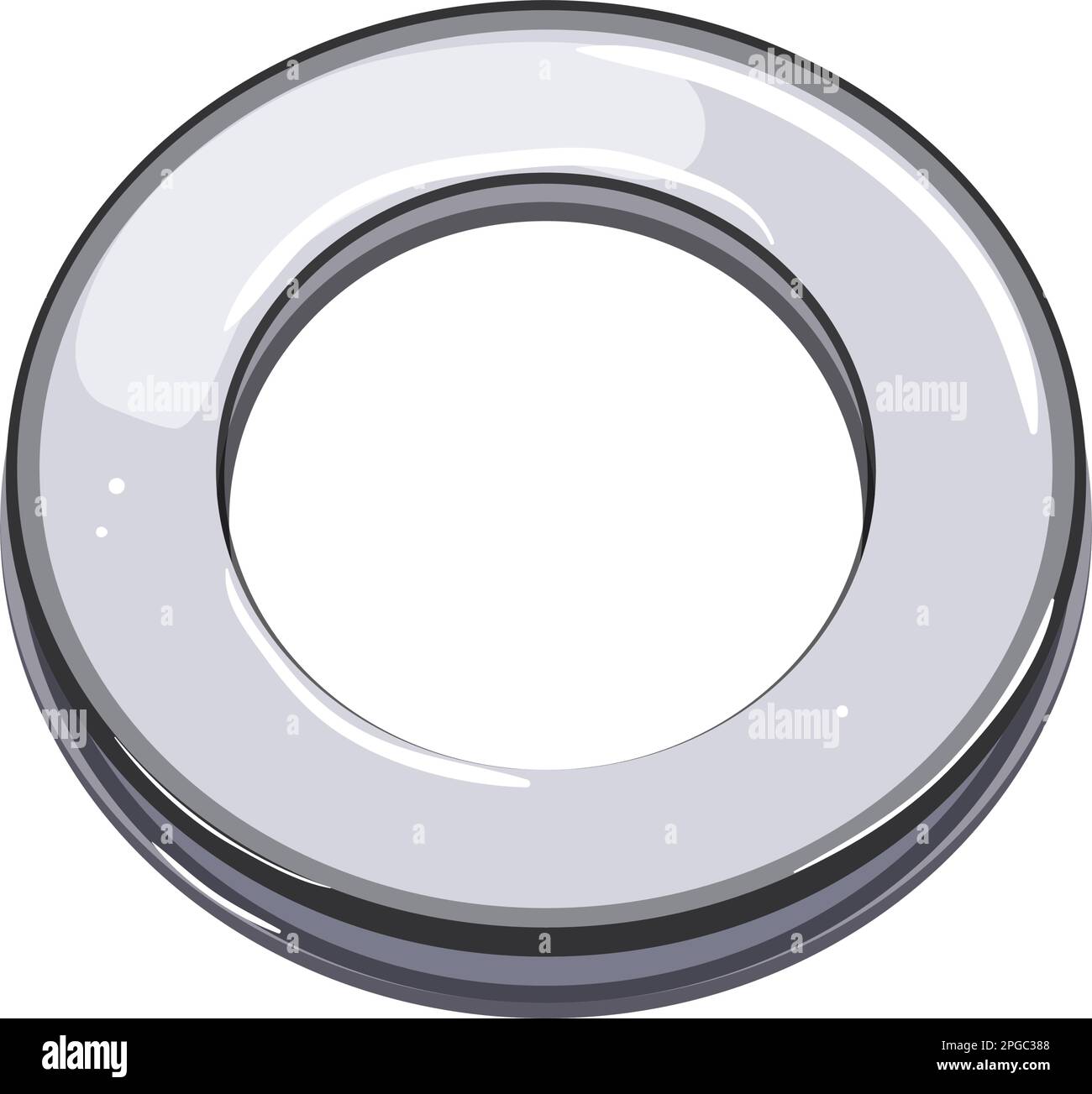 round grommet ring cartoon vector illustration Stock Vector Image & Art