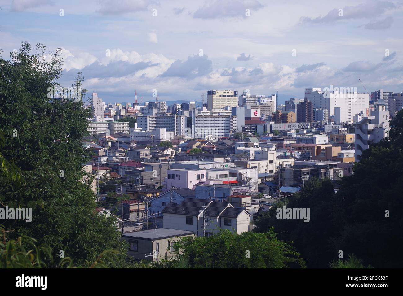 View of Utsunomiya, Japan Stock Photo