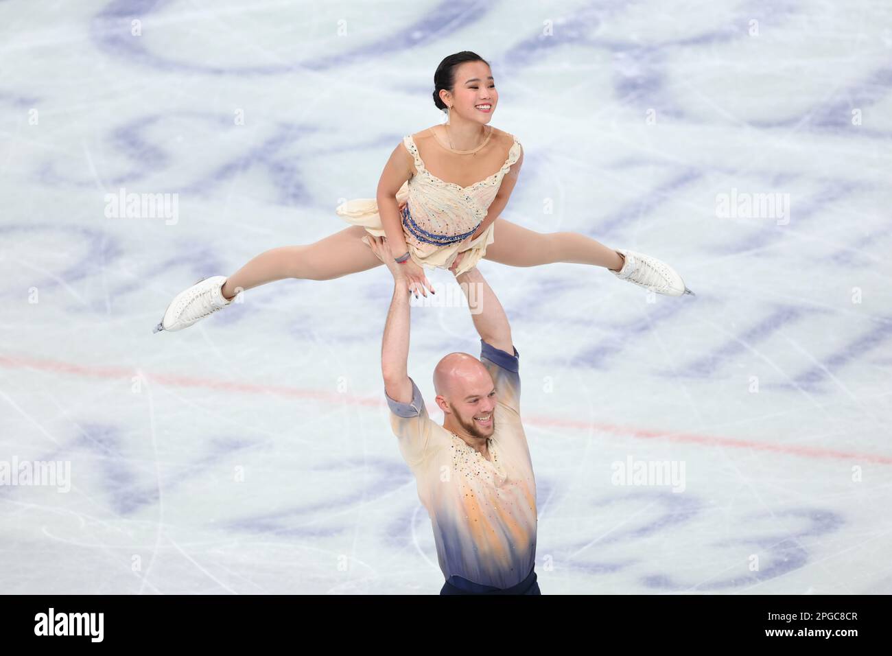 Saitama, Japan. 22nd Mar, 2023. Ellie Kam & Danny O'Shea (USA) Figure