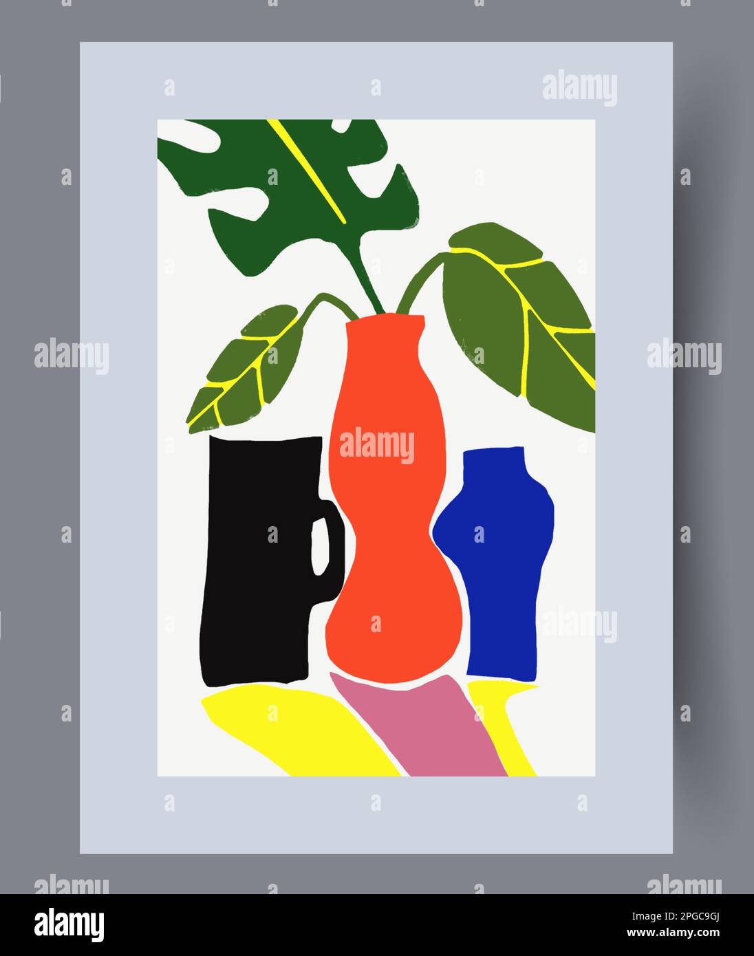 Vases of herbs Stock Vector Images - Alamy