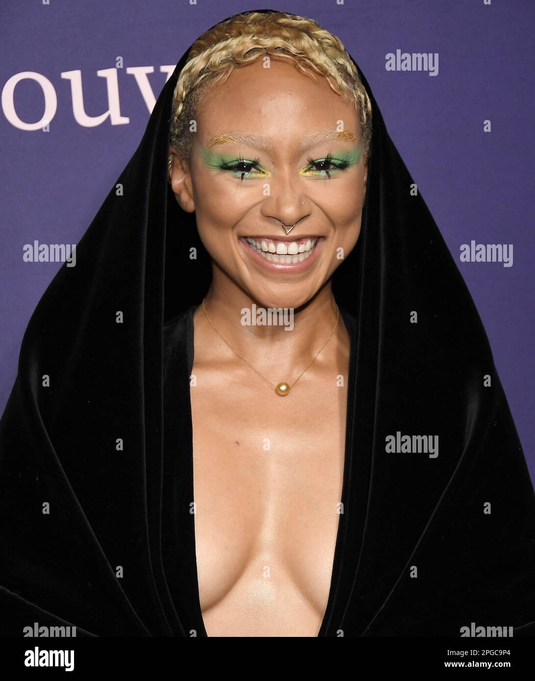 Los Angeles, USA. 21st Mar, 2023. Tati Gabrielle at the CAPE Presents RADIANCE Gala held at The Ebell Club of Los Angeles in Los Angeles, CA on Tuesday, ?March 21, 2023. (Photo By Sthanlee B. Mirador/Sipa USA) Credit: Sipa USA/Alamy Live News Stock Photo