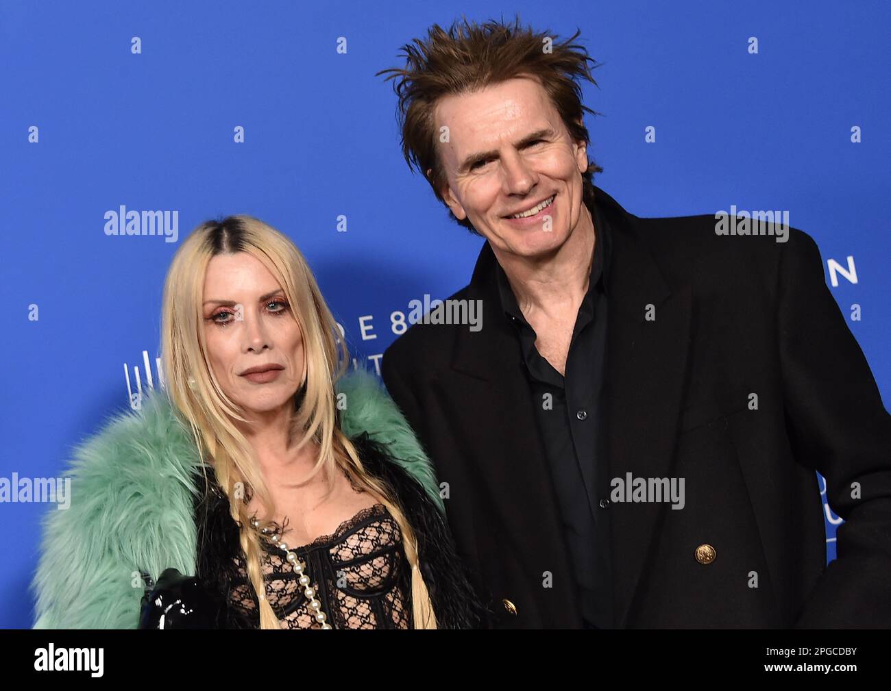 Hollywood, CA.21/03/2023, Gela Nash-Taylor and John Taylor arriving at the Fashion Trust US Awards held at Goya Studios on March 21, 2023 in Hollywood, CA. © Lisa OConnor/AFF-USA.com Stock Photo